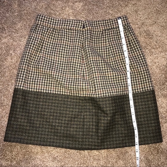 Jcrew color block houndstooth skirt - Picture 6 of 8